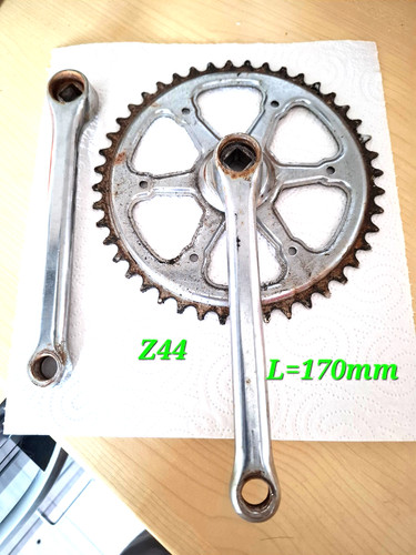 Tretkurbel fahrrad stahl - -, z44
