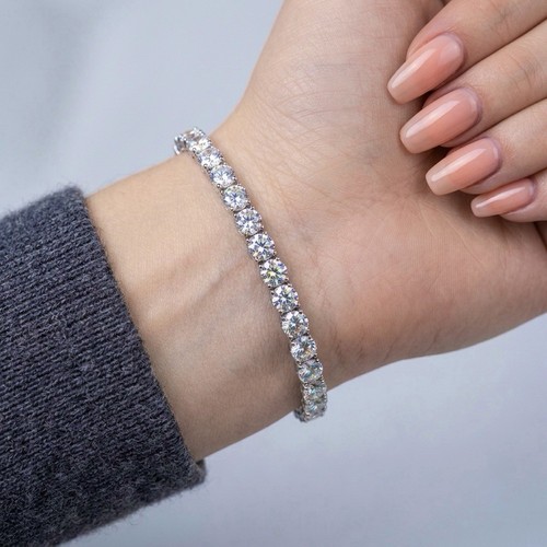 Tennisarmband river aus 925er - tennisarmband,