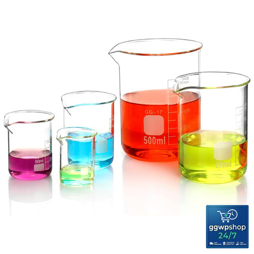 Becherglas 25ml 500ml - 5er, set