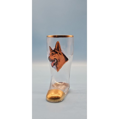 Schäferhund bierstiefel 2l - schäferhund,