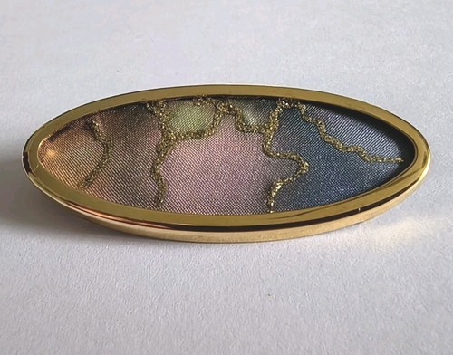 Vintage brosche seidenmalerei - brosche,