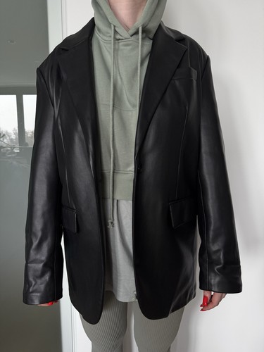 Mango blazer sakko - blazer, kunstleder