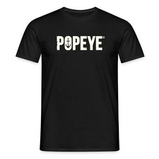 Popeye weißes logo männer - popeye,
