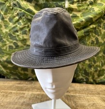 Stetson Cappello Mütze Gr. M braun/oliv Westernstil Landhaus Baumwolle Wachs