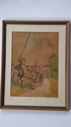 Aquarell bild die - sorglosen, v