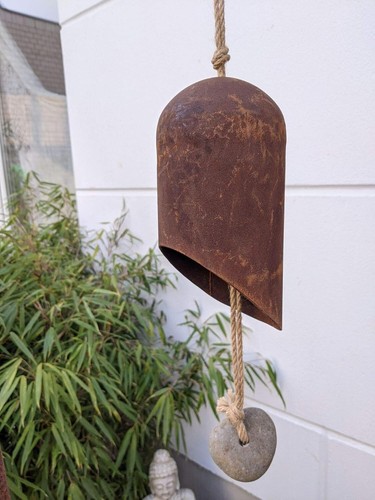 Edelrost garten glocke mit - garten,