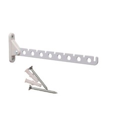 Kleiderlüfter Kleiderhaken Garderobehaken klappbar 310mm weiß Abhängträger Haken