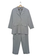 Orsay Damen Hosenanzug Grau Business Sakko Hose Gr. 44 Polyester