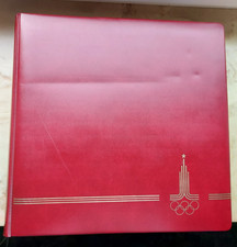 1 Vordruck-Album "Olympische Spiele Moskau 1980"  mit FDC