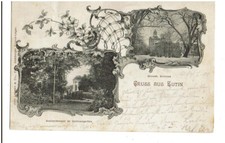 SA44 RARITÄT Eutin Sonnentempel Schloss 1901n. HAMBURG OTTO ECK ADMIRALITÄTSSTR.