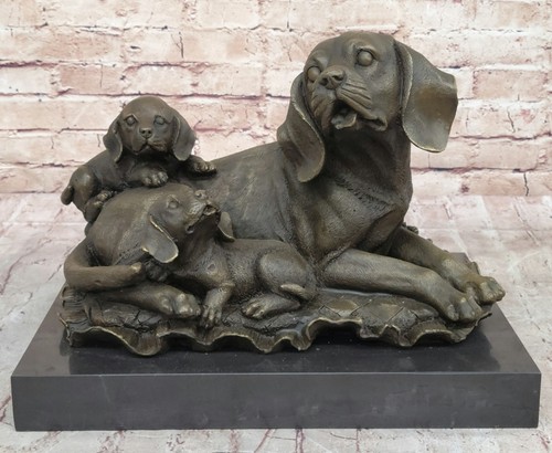 Bronze skulptur jagdhund - bronze,