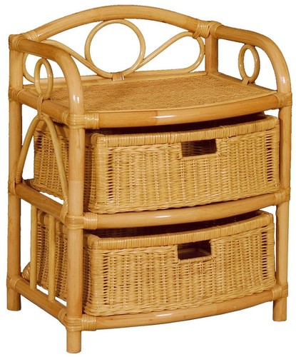 Rattan kommode badregal - badregal, 2