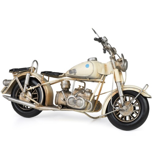 Blech deko motorrad zweisitzer - blech-deko,