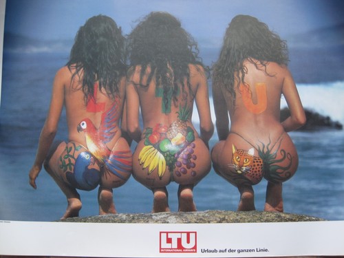 Ltu poster vintage 80er jahre - 80er,