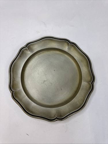 Zinnteller glatt mit - 18,