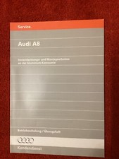 Audi A8 Betriebsschulung/Übungsheft Alu-Karosserie , interne Originale, Rarität