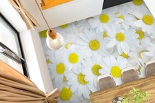 3D Weiße Blumen H7007