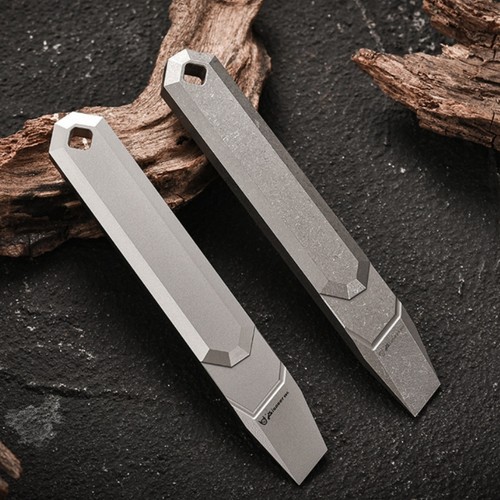 Titanium edc pry bar multitool - titanium,