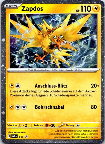 Zapdos promo scarlet - zapdos,