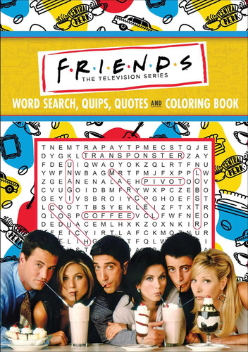 Friends word search quips - word,