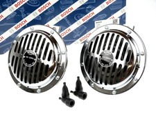 BOSCH Universal HORN SET 0986AH0203 MEGATONE 12V SET SILVER Hupe Fanfare Käfer