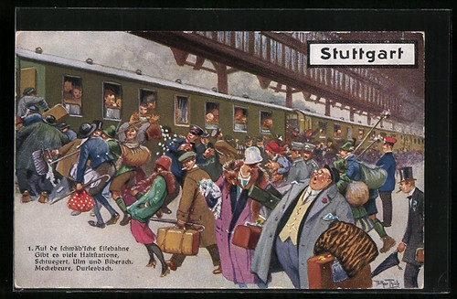 Künstler arthur thiele - künstler-ak,