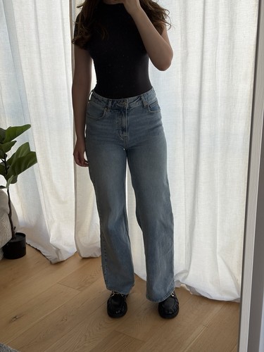 Jeans blau helle waschung - h&m,