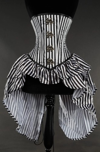 Women striped cotton corset - women,