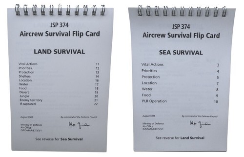 Bcb aircrew survival flip - survival,