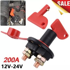 12V 24V 200A Auto Boot KFZ LKW Batterie Trennschalter Natoknochen Hauptschalter