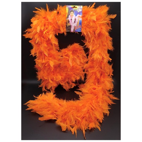Orange federboa 140g - federboa, (140g