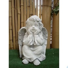 STEINFIGUR ENGEL GELANGWEILT