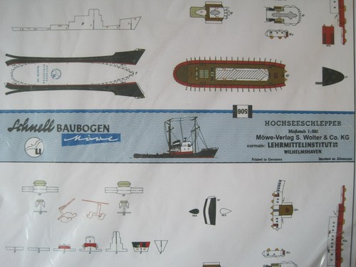 Hochseeschlepper 500 schiff - hochseeschlepper, 1:500