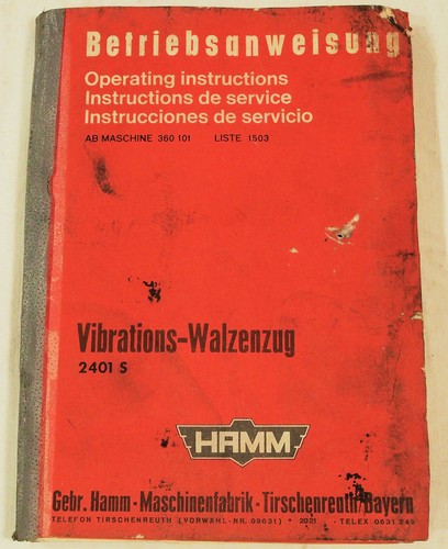 Hamm zettelmeyer 2401s - hamm,