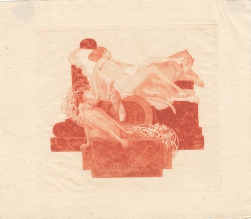 Exlibris bookplate - exlibris,