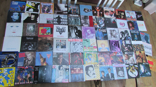 Rock joblot singles vinyl - rock,