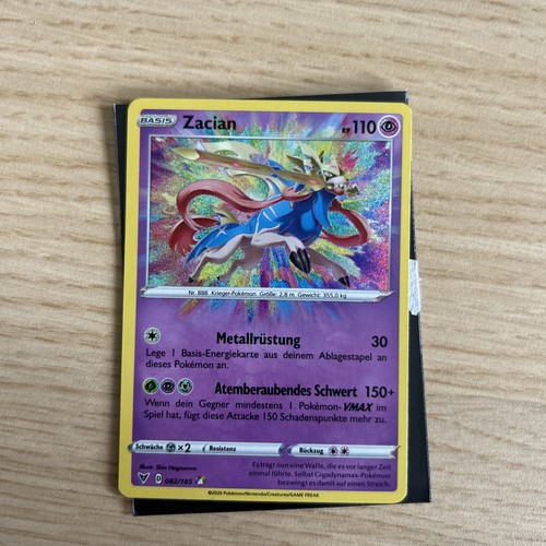 Pokémon tcg zacian 082 185 - pokémon,