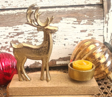 Elch Hirsch Teelichthalter