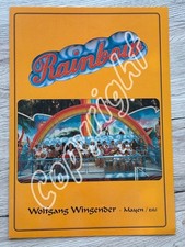 Werbeprospekt Karussell RAINBOW - Huss Kirmes Modellbau Fahrchip Bewerbung