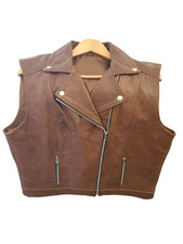 Leder Weste Herren Oldschool