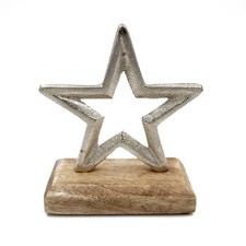 Deko-Aufsteller Stern 10x5x12