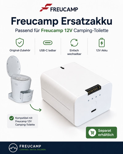 Freucamp 12v ersatzakku - 12v,