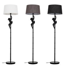 Hänge Affe Stehlampe Stehlampe Hoch Leuchte Wohnzimmer Lampenschirm LED Birne