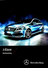 Mercedes A -Klasse 176 Betriebsanleitung 2014 Bedienungsanleitung Bordbuch