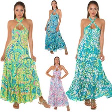Damen Sommer Maxikleid mit