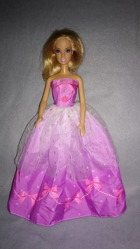 Barbie puppen kleid lila - barbie,