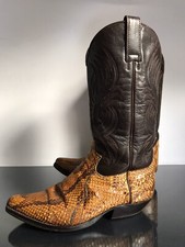 SENDRA 37 PYTHON COWBOY STIEFEL 2605 WESTERN BOOTS SNAKE SKIN SCHLANGEN LEDER