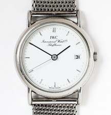 IWC Schaffhausen Portofino 4531 Damen Quarz Armbanduhr Damenuhr Stahl Quarzuhr