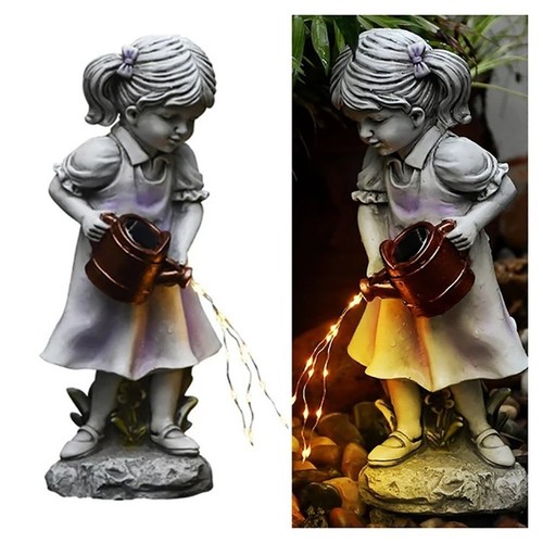 Led solar garten statue - solar,