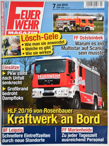 Feuerwehr magazin juli 2010 - feuerwehr-magazin,